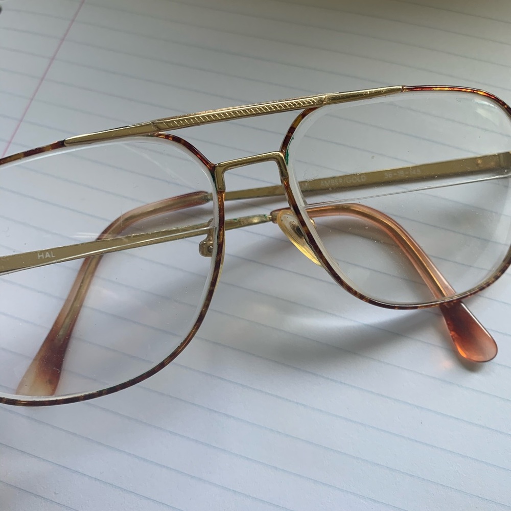 Vintage metal eyeglasses